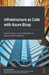 Book cover of Infrastructure as Code with Azure Bicep by Yaser Adel Mehraban