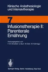 Book cover of Infusionstherapie II Parenterale Ernährung by F.W. Ahnefeld