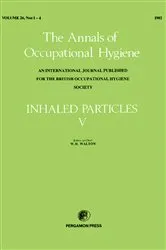Book cover of Inhaled Particles V by W. H. Walton