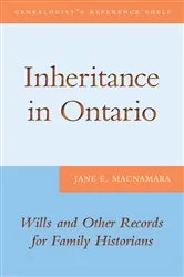Book cover of Inheritance in Ontario by Jane E. MacNamara