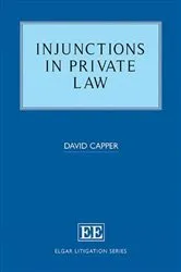 Book cover of Injunctions in Private Law by David Capper