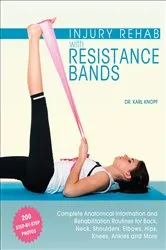 Book cover of Injury Rehab with Resistance Bands by Karl Knopf