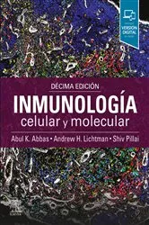 Book cover of Inmunología celular y molecular (10th ed.) by Abul K. Abbas MBBS