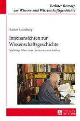 Book cover of Innenansichten zur Wissenschaftsgeschichte by Ralf Klausnitzer