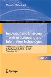 Book cover of Innovation and Emerging Trends in Computing and Information Technologies by Unknown