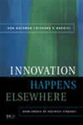 Book cover of Innovation Happens Elsewhere by Ron Goldman