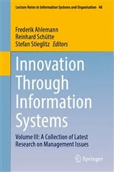 Book cover of Innovation Through Information Systems by Frederik Ahlemann