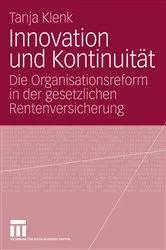 Book cover of Innovation und Kontinuität by Tanja Klenk