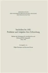 Book cover of Inschriften bis 1300. Probleme und Aufgaben ihrer Erforschung by Helga Giersiepen