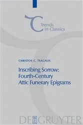 Book cover of Inscribing Sorrow by Christos Tsagalis