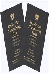Book cover of Inside the Nuremberg Trial by Drexel A. Sprecher