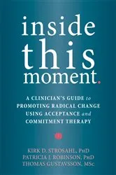 Book cover of Inside This Moment by Kirk D. Strosahl