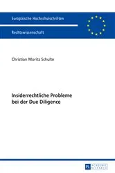 Book cover of Insiderrechtliche Probleme bei der Due Diligence by Unknown