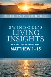 Book cover of Insights on Matthew 1--15 by Charles R. Swindoll