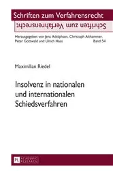 Book cover of Insolvenz in nationalen und internationalen Schiedsverfahren by Unknown