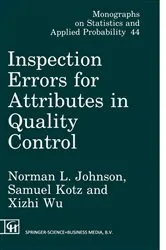 Book cover of Inspection Errors for Attributes in Quality Control by Unknown