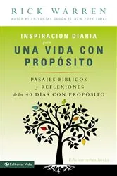 Book cover of Inspiración diaria para una vida con propósito by Rick Warren