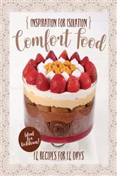 Book cover of Inspiration for isolation: Comfort food by Clover