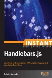 Book cover of Instant Handlebars.js by Gabriel Manricks