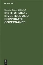 Book cover of Institutional Investors and Corporate Governance by Theodor Baums