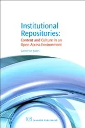 Book cover of Institutional Repositories by Catherine Jones