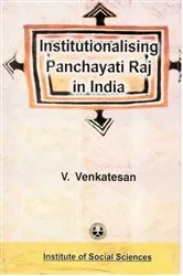 Book cover of Institutionalising Panchayati Raj in India by V. Venkatesan