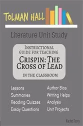 Book cover of Instructional Guide for Teaching Crispin by Rachel Terry