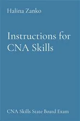 Book cover of Instructions for CNA Skills by Halina Zanko