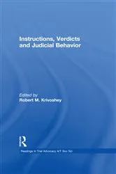 Book cover of Instructions, Verdicts, and Judicial Behavior by Robert M. Krivoshey