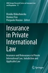 Book cover of Insurance in Private International Law by Monika Wałachowska