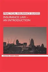 Book cover of Insurance Law: An Introduction by Robert Merkin
