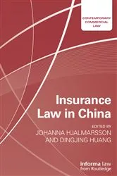 Book cover of Insurance Law in China by Unknown