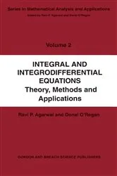 Book cover of Integral and Integrodifferential Equations by Unknown