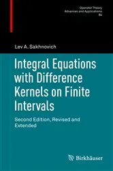 Book cover of Integral Equations with Difference Kernels on Finite Intervals (2nd ed.) by Unknown