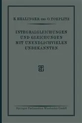 Book cover of Integralgleichungen und Gleichungen Mit Unendlichvielen Unbekannten by E. Hellinger