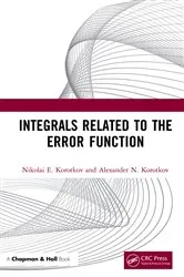 Book cover of Integrals Related to the Error Function by Unknown