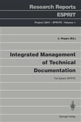 Book cover of Integrated Management of Technical Documentation by Jirka Hoppe