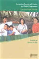 Book cover of Integrating Poverty and Gender into Health Programmes by WHO
