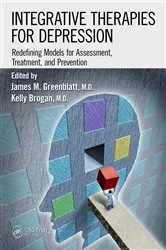 Book cover of Integrative Therapies for Depression by James M. Greenblatt