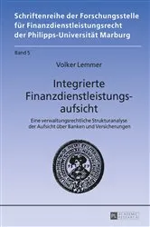 Book cover of Integrierte Finanzdienstleistungsaufsicht by Forschungsstelle für