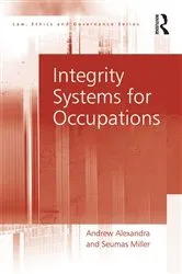 Book cover of Integrity Systems for Occupations by Andrew Alexandra