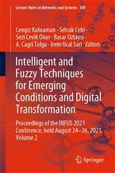 Book cover of Intelligent and Fuzzy Techniques for Emerging Conditions and Digital Transformation by Cengiz Kahraman