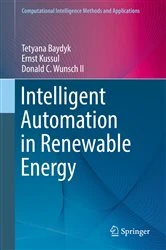 Book cover of Intelligent Automation in Renewable Energy by Tetyana Baydyk