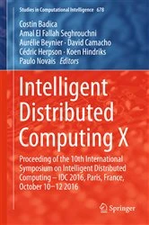 Book cover of Intelligent Distributed Computing X by Costin Badica