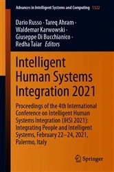 Book cover of Intelligent Human Systems Integration 2021 by Dario Russo