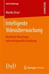Book cover of Intelligente Videoüberwachung by Monika Desoi