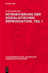 Book cover of Intensivierung der sozialistischen Reproduktion, Teil 1 by Unknown