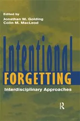 Book cover of Intentional Forgetting by Jonathan M. Golding
