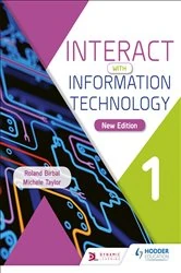 Book cover of Interact with Information Technology 1 new edition by Roland Birbal