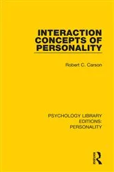 Book cover of Interaction Concepts of Personality by Robert C. Carson